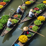 découvrez les mystérieux marchés flottants de thaïlande, leur fonctionnement et ce que vous pouvez acheter sur place.