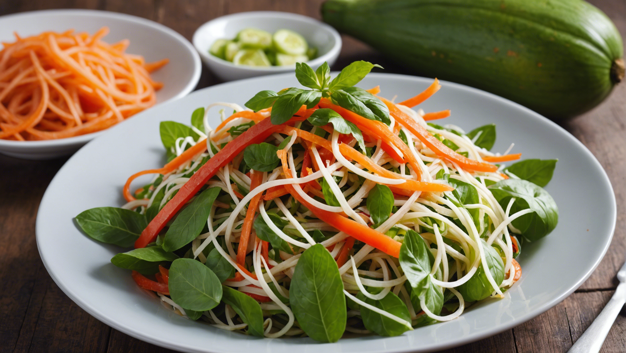 découvrez comment préparer une délicieuse salade à la papaye verte avec cette recette simple et savoureuse. rafraîchissante et pleine de saveurs, cette salade exotique est parfaite pour les repas d'été.