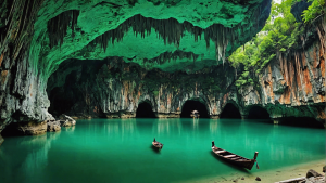 explorez la mystérieuse grotte d'émeraude en thaïlande : un joyau naturel caché au cœur de la nature sauvage.