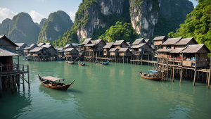 découvrez l'histoire fascinante de koh panyee, un village construit sur pilotis par une communauté de pêcheurs en thaïlande.