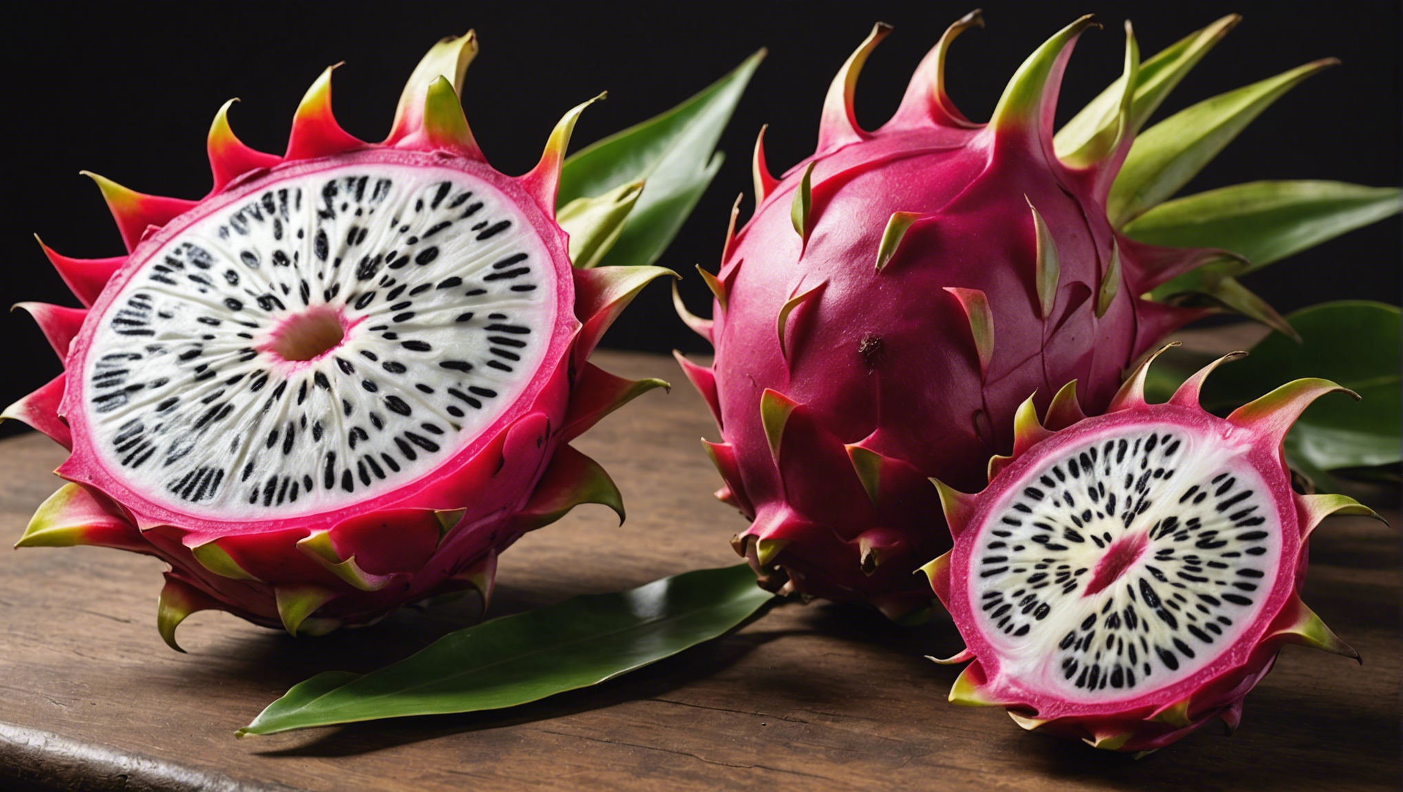 découvrez le fruit du dragon, un trésor exotique aux saveurs surprenantes et à la chair délicate. sa robe écarlate cachant une pulpe nacrée ne cesse de fasciner les amateurs de gastronomie. plongez dans l'univers envoûtant de ce fruit exotique !