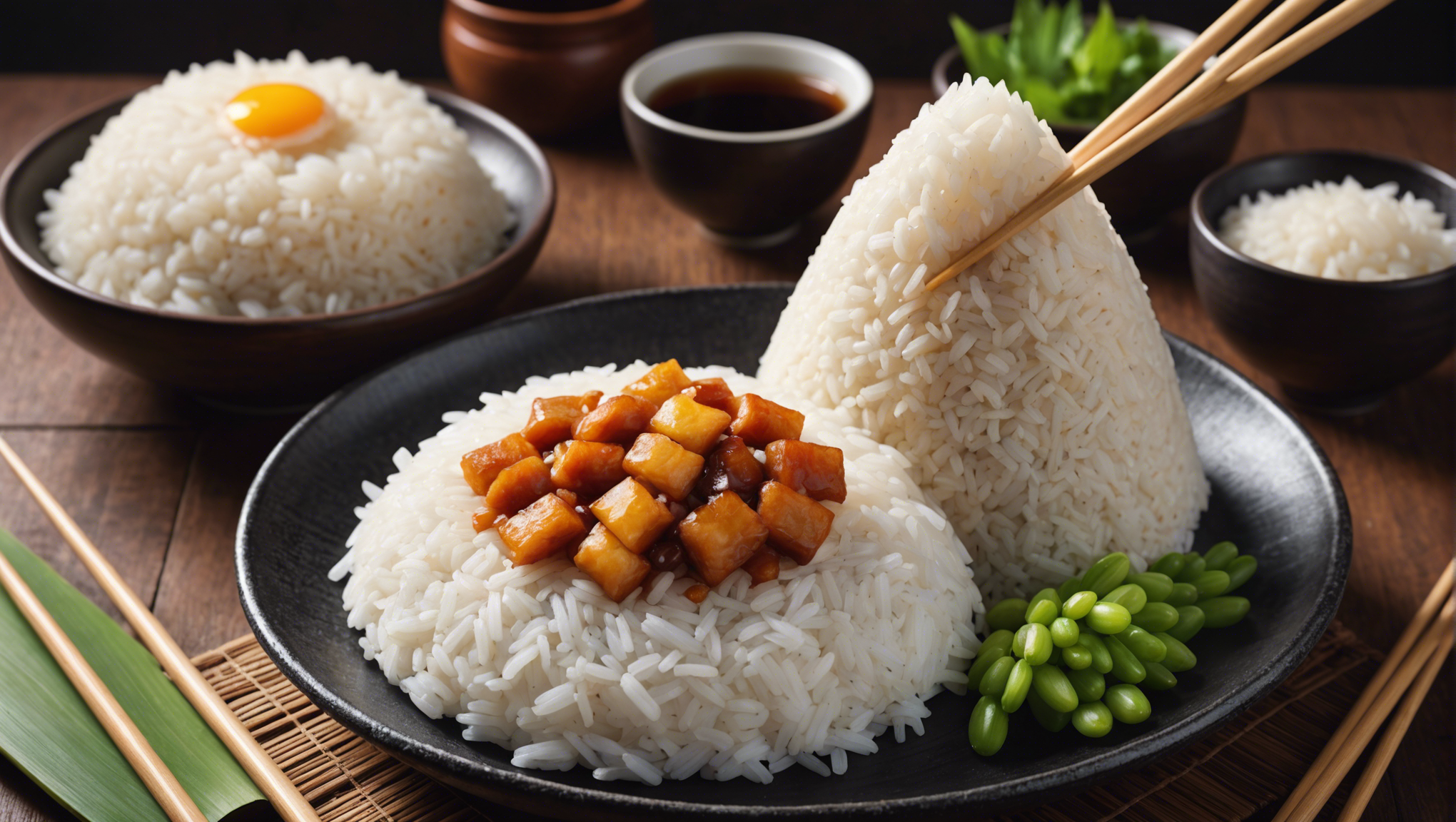 découvrez la délicieuse spécialité asiatique du riz gluant, un mets incontournable à goûter absolument !