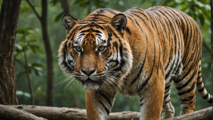 découvrez la majesté du tigre en thaïlande, entre sauvagerie et beauté, dans un cadre naturel unique.