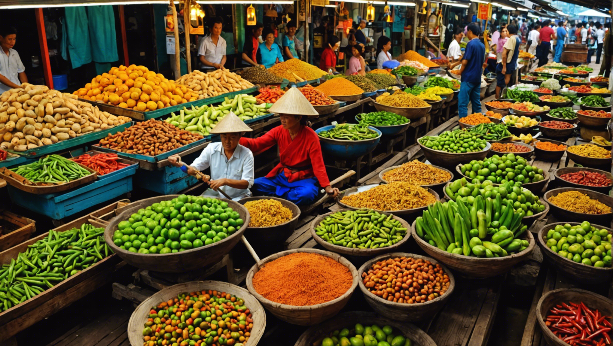 découvrez l'effervescence des marchés exotiques de thaïlande et laissez-vous envoûter par les couleurs, les saveurs et les odeurs envoûtantes de ce pays fascinant.