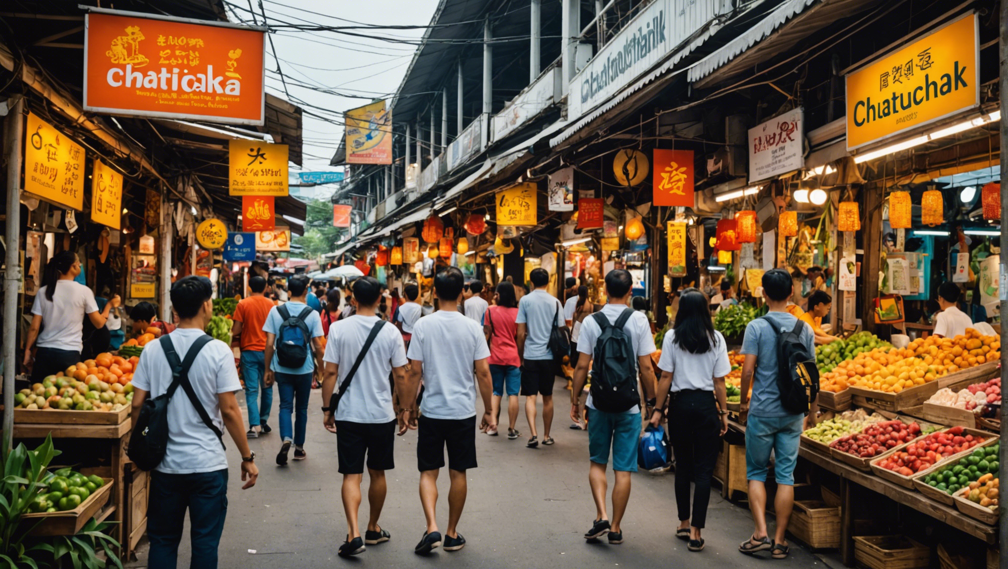 découvrez l'effervescence de chatuchak, le plus grand marché de bangkok, où vous pourrez explorer une multitude de stands proposant des produits locaux, de l'artisanat, de l'art et de la nourriture. ne manquez pas l'occasion de vivre une expérience unique de shopping et d'immersion dans la culture thaïlandaise.