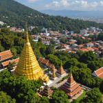 découvrez le wat phra that doi suthep, un joyau architectural dominant la ville de chiang mai, en thaïlande, et imprégnez-vous de la richesse culturelle et spirituelle qui émane de ce site sacré.