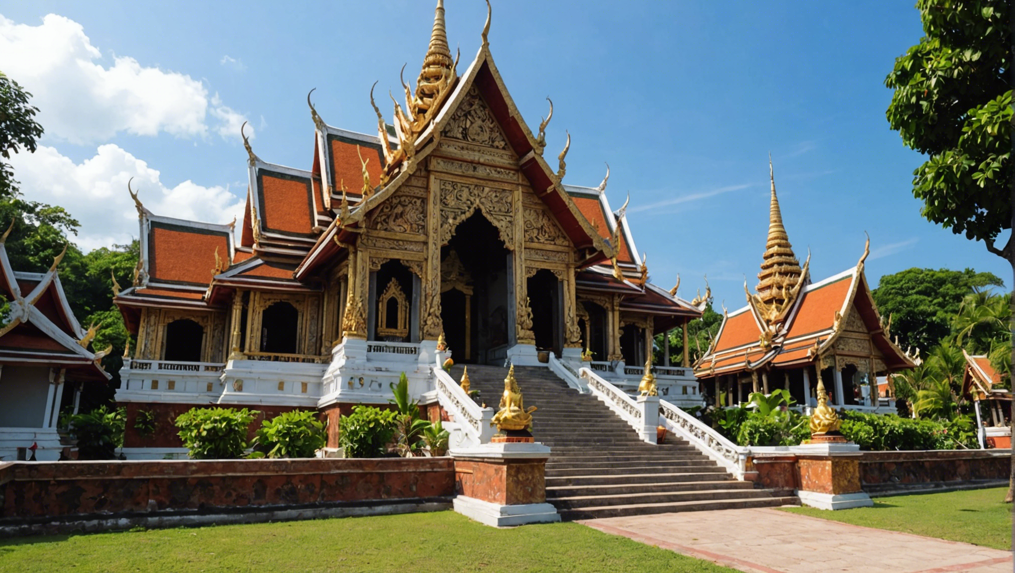 découvrez ce qui rend le temple wat plai laem si unique à koh samui : son architecture impressionnante, ses statues bouddhistes colorées et ses paisibles jardins. ne manquez pas cette merveille lors de votre visite à koh samui !