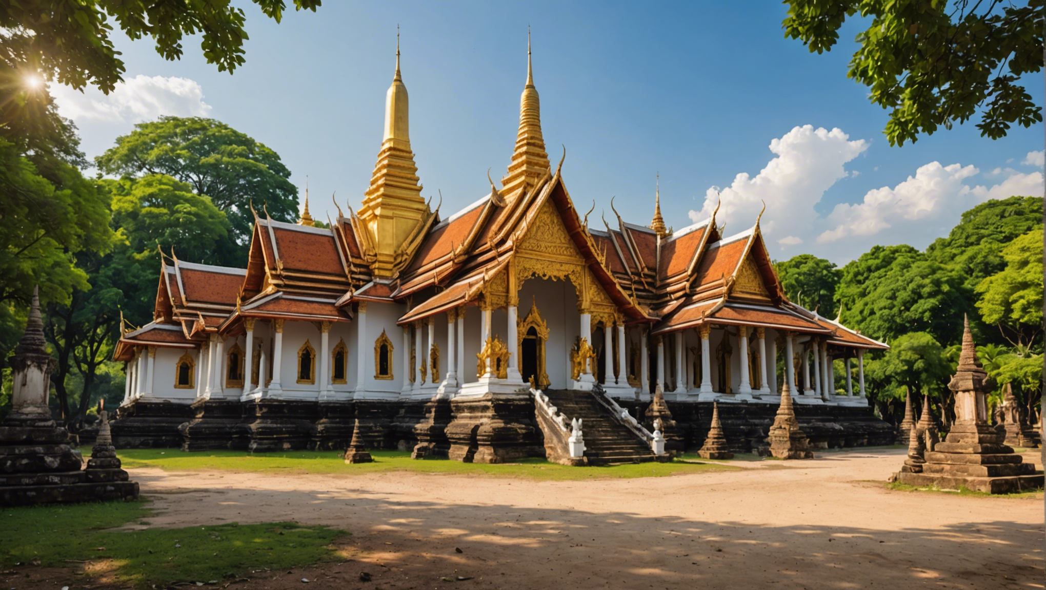 découvrez wat bang thong, un trésor caché de la thaïlande avec son impressionnant monastère et ses magnifiques décorations. plongez dans la richesse de l'histoire et de la culture thaïlandaise.