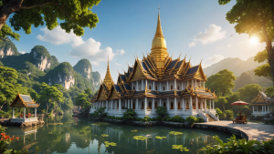 découvrez la majestueuse wat huay pla kung : un trésor à visiter lors de votre séjour en thaïlande. ses paysages époustouflants et son ambiance spirituelle en font une merveille à ne pas manquer.