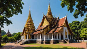 découvrez wat palad, un havre de paix niché dans les montagnes de chiang mai, entre sérénité et mystère. explorez ce trésor caché et laissez-vous envoûter par sa beauté intemporelle.