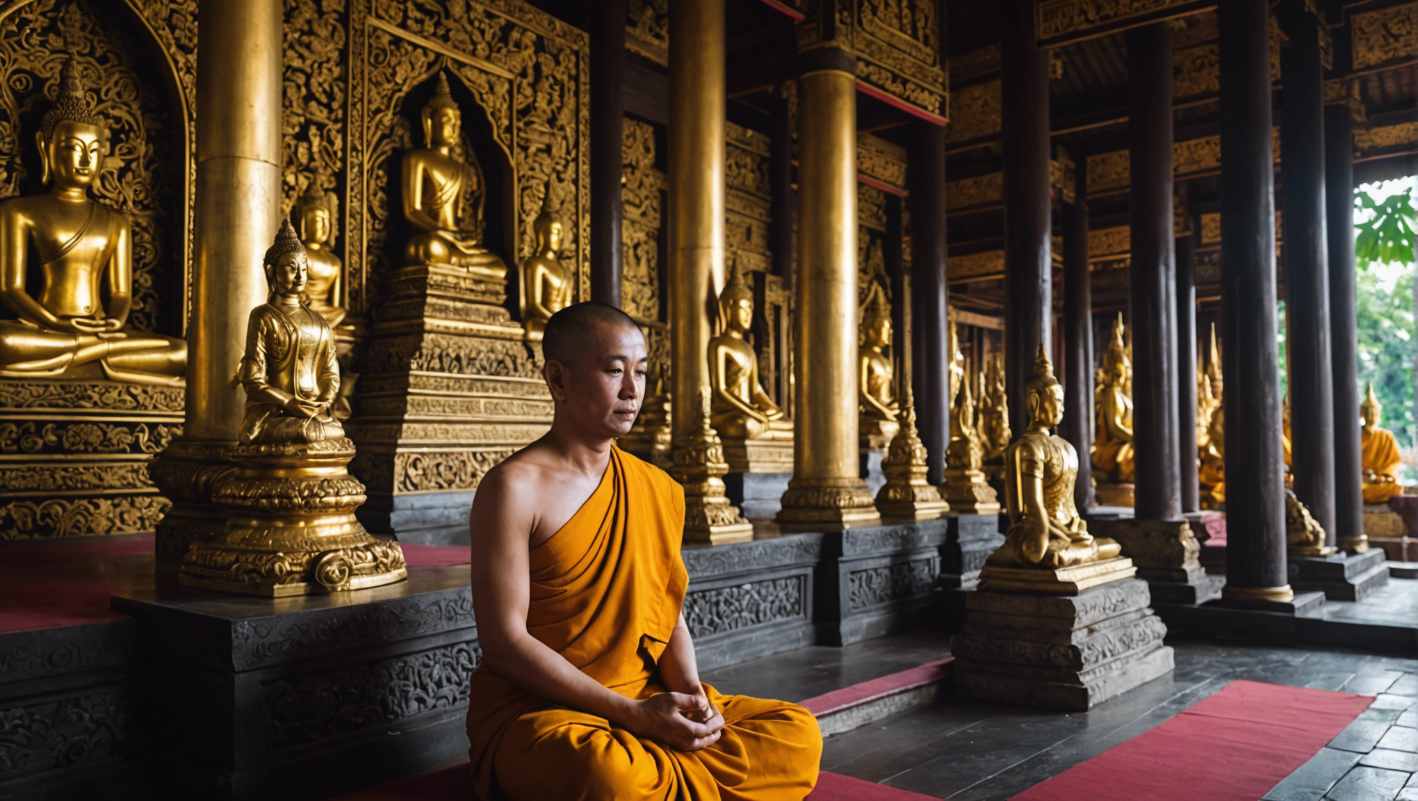 découvrez la spiritualité bouddhiste unique de la thaïlande lors d'une exploration enrichissante à travers ses temples, ses moines et ses traditions millénaires.